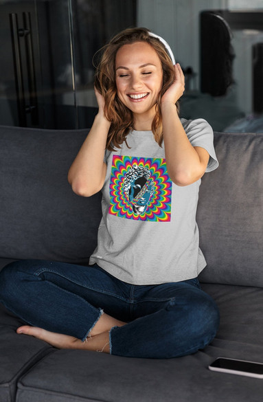 Bluzka damska z naszywką Psychodelic Athena