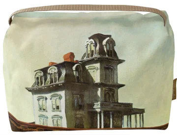 Kosmetyczka kuferek Dom przy torach kolejowych Edward Hopper