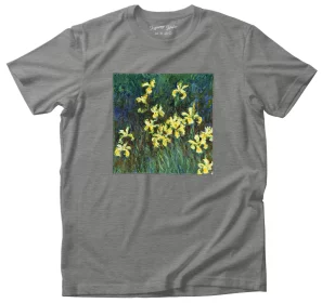 Koszulka z naszywką Irysy Claude Monet