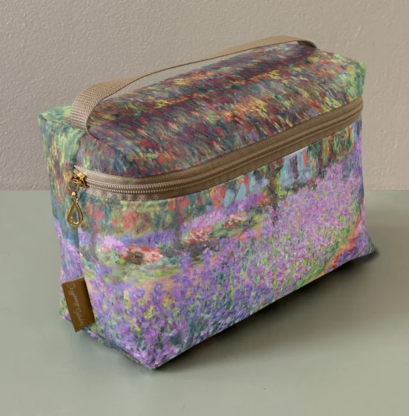 Kosmetyczka kuferek Ogród artysty w giverny Claude Monet