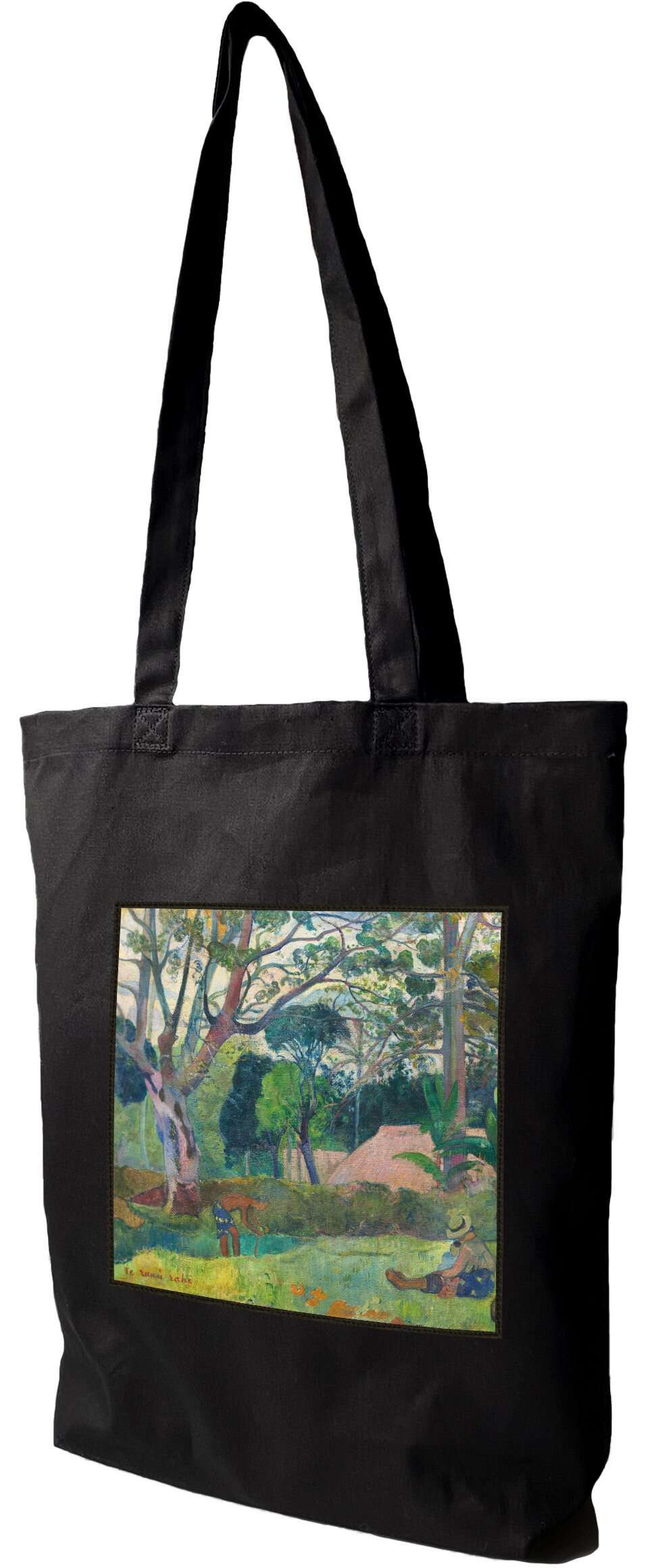 Torba z naszywką Te raau rahi (Wielkie Drzewo) Paul Gauguin, Czarna