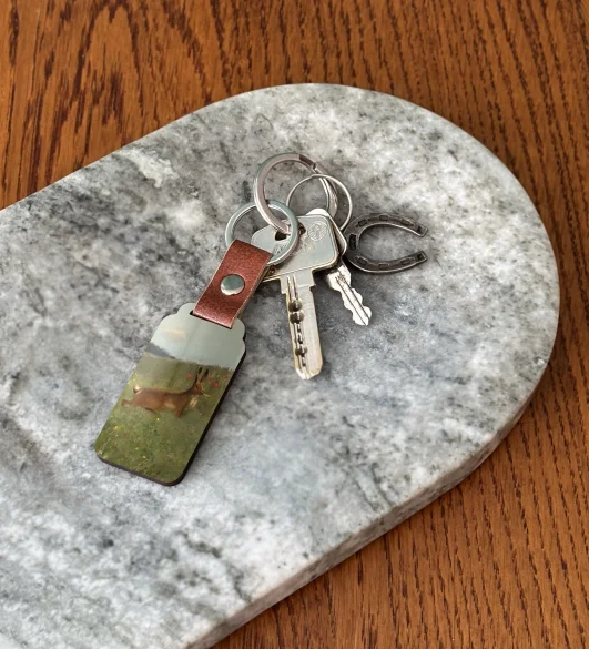 Brelok Zając wśród zboża Józef Chełmoński