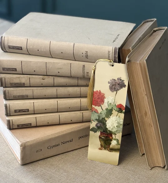 Zakładka do książki Peonie (maki) Anna Bilińska-Bohdanowiczowa