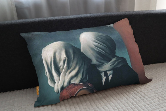 Poduszka Kochankowie René Magritte