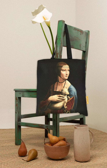 Torba na ramię Dama z gronostajem Leonardo da Vinci