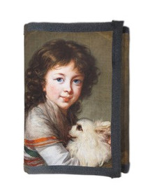 Portfel Portret Elżbiety Mniszchówny z pieskiem Élisabeth Vigée-Lebrun