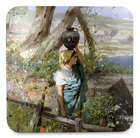 Podkładka pod kubek Nad źródłem Henryk Siemiradzki