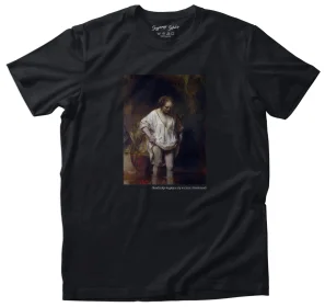 Koszulka z nadrukiem Hendrickje kąpiąca się w rzece Rembrandt