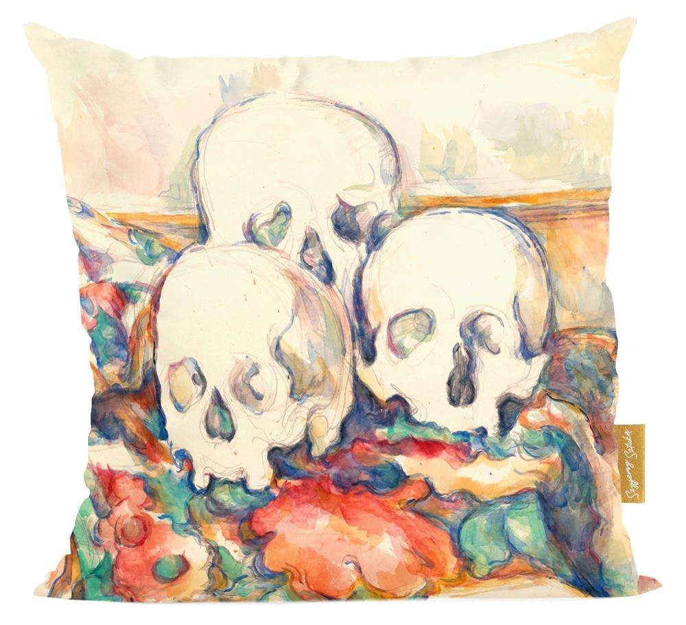 Poduszka Trzy czaszki Paul Cezanne