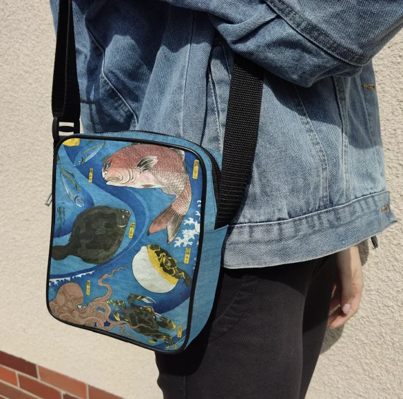 Torba Listonoszka Umysły ryb Utagawa Kuniyoshi