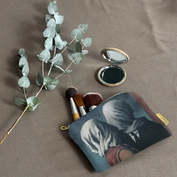 Kosmetyczka mini Kochankowie René Magritte