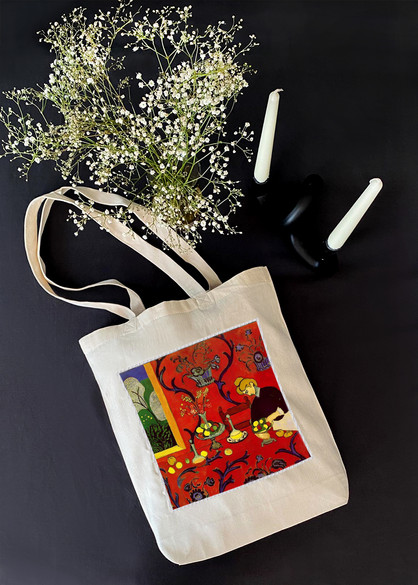 Torba z naszywką Harmonia w czerwieni Henri Matisse