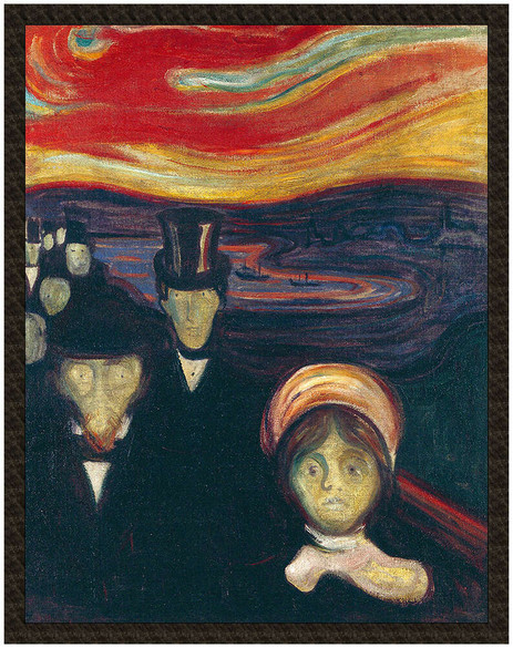 Naszywka Anxiety (Lęk) Edvard Munch