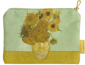 Kosmetyczka mini Martwa natura: wazon z piętnastoma słonecznikami Vincent Van Gogh