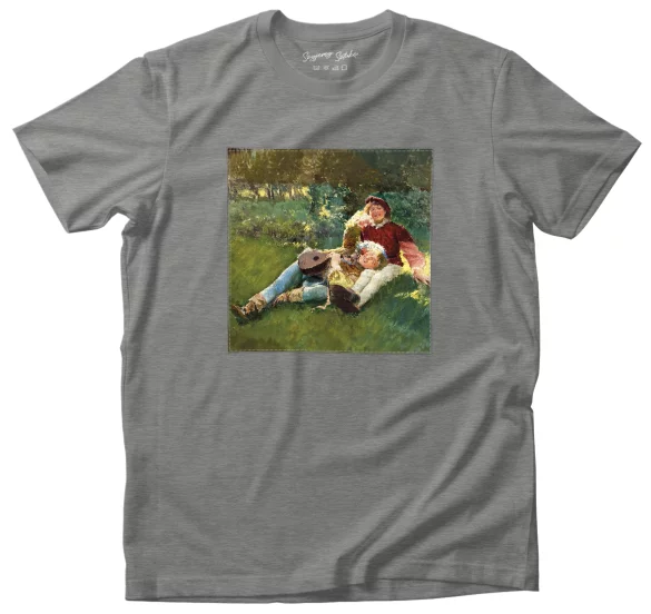 Koszulka z naszywką Wesołe pacholęta Leon Wyczółkowski