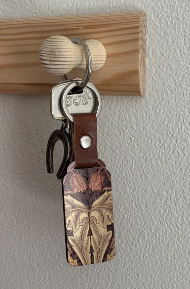 Brelok Tkanina z wiciokrzewem William Morris