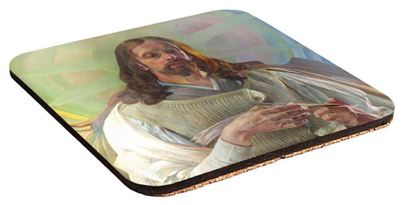 Podkładka pod kubek Chrystus w Emaus - środkowa część tryptyku Jacek Malczewski