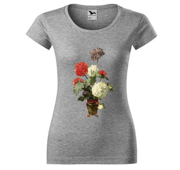 Bluzka damska Peonie (maki) Anna Bilińska-Bohdanowiczowa