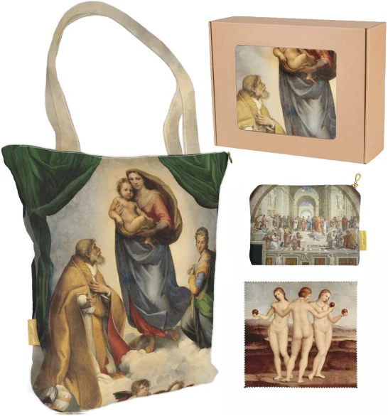 Zestaw prezentowy Rafael Santi Torba + Kosmetyczka + Ściereczka