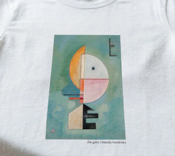 Koszulka z nadrukiem Do góry Wassily Kandinsky