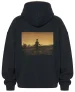 Bluza oversize Kobieta na tle zachodzącego słońca Caspar David Friedrich
