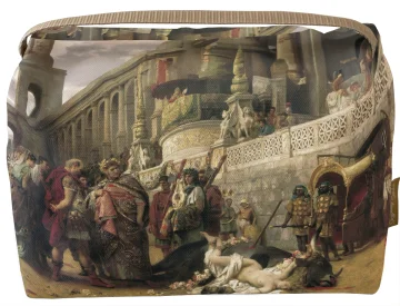 Kosmetyczka kuferek Dirce chrześcijańska Henryk Siemiradzki