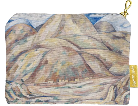 Kosmetyczka mini Krajobraz nr 3, Kopalnie gotówki, Nowy Meksyk Marsden Hartley