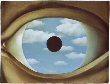 Podkładka na stół Fałszywe lustro René Magritte