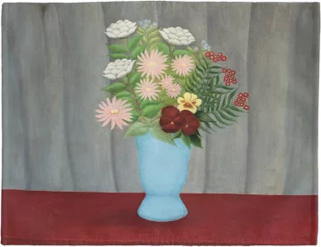 Podkładka na stół Still life of flowers in a blue vase Henri Rousseau