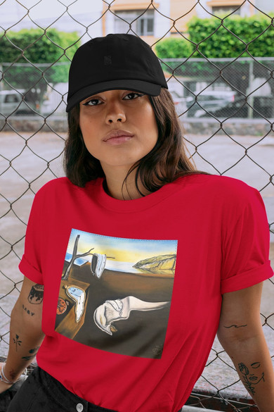 Koszulka z naszywką Trwałość pamięci Salvador Dali