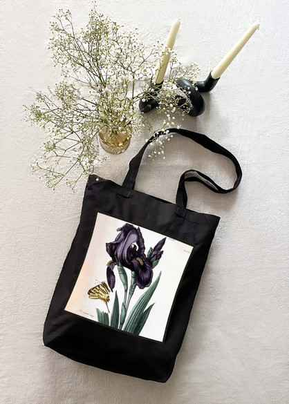 Torba z naszywką Irys szerokolistny Maria Sibylla Merian