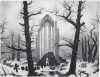 Cmentarz w śniegu