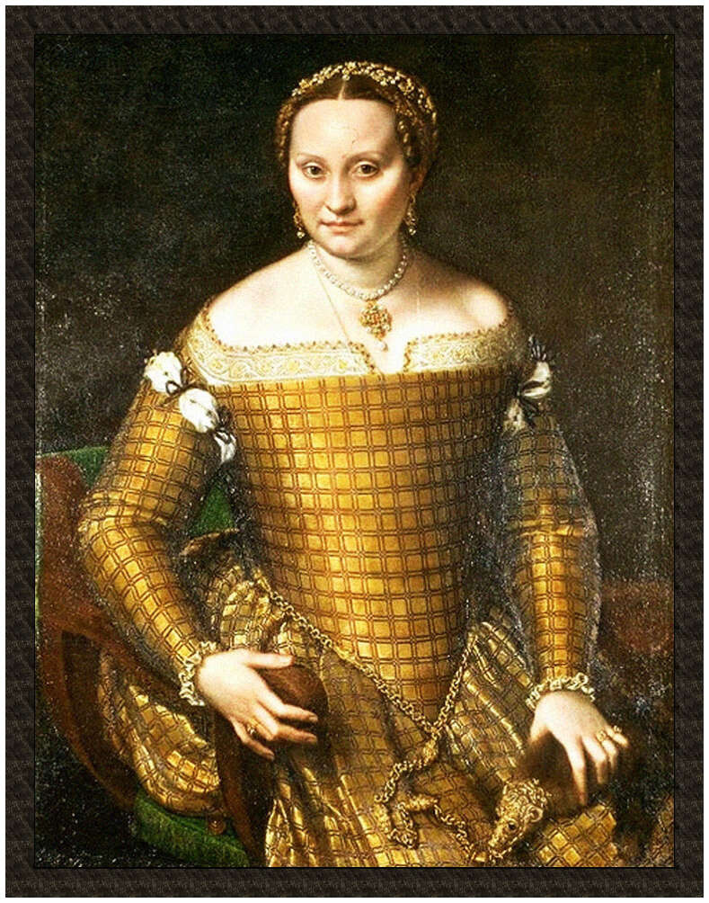 Naszywka Portret Bianki Ponzoni Sofonisba Anguissola