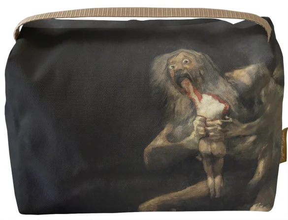 Kosmetyczka kuferek Saturn pożerający własne dzieci Francisco Goya