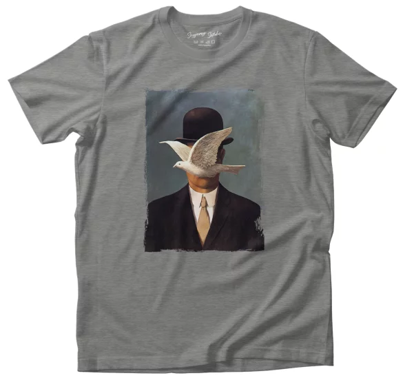 Koszulka Mężczyzna w meloniku René Magritte