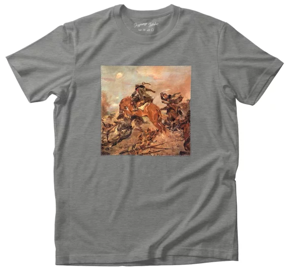 Koszulka z naszywką Szarża pod Rokitną Wojciech Kossak