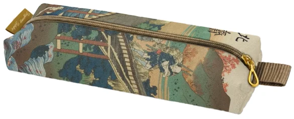 Piórnik szkolny prostokątny Ariwara no Narihira Katsushika Hokusai