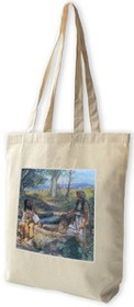 Torba z naszywką Chrystus i Samarytanka Henryk Siemiradzki