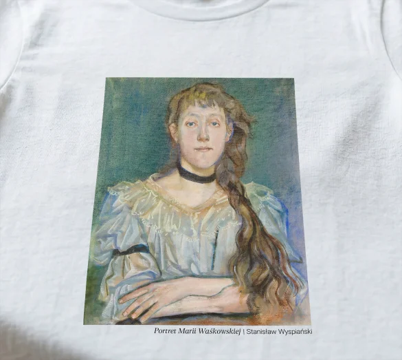 Koszulka z nadrukiem Portret Marii Waśkowskiej Stanisław Wyspiański