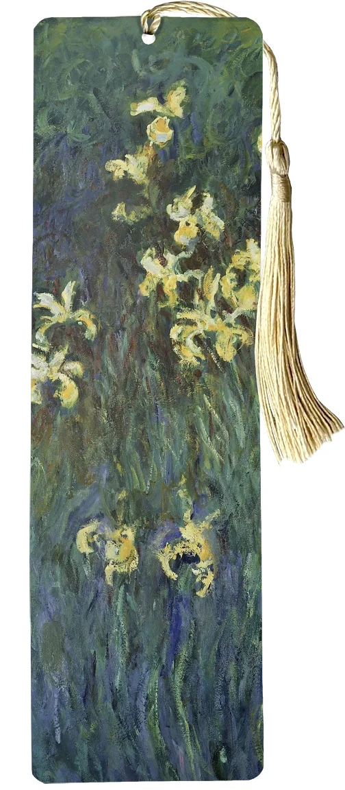 Zakładka do książki Irysy Claude Monet