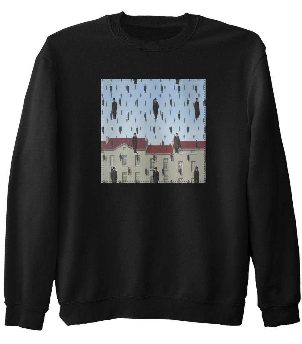 Bluza z naszywką Spadanie René Magritte