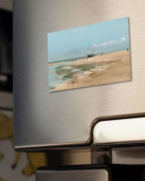 Magnes Plaża podczas odpływu (ujście rzeki) Edgar Degas