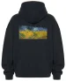 Bluza oversize Pole pszenicy z krukami Vincent Van Gogh