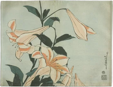 Podkładka na stół Lilie Katsushika Hokusai