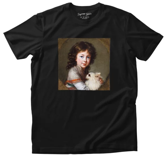 Koszulka z naszywką Portret Elisabeth Isabella Mniszech Élisabeth Vigée-Lebrun