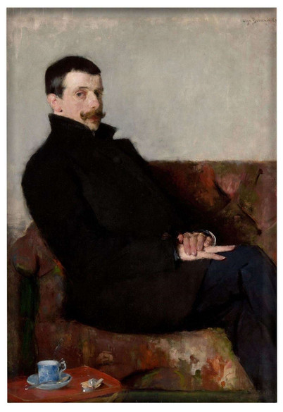 Magnes Portret Paula Nauena Olga Boznańska