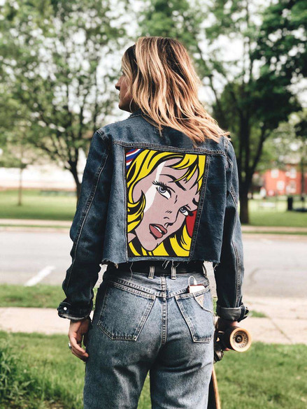 Ekran Girl with Hair Ribbon Roy Lichtenstein