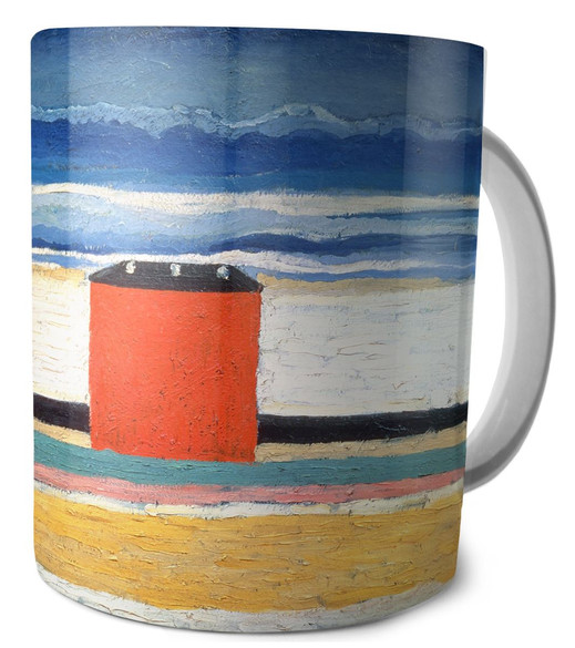 Kubek Czerwony Dom Kazimir Severinovich Malevich