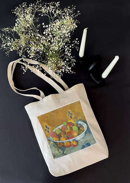 Torba z naszywką Talerz Jabłek Paul Cezanne