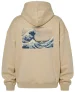 Bluza oversize Wielka Fala w Kanagawie Katsushika Hokusai